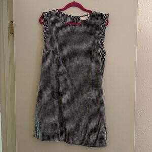 Cynthia Rowley Black and White Checkered Dress